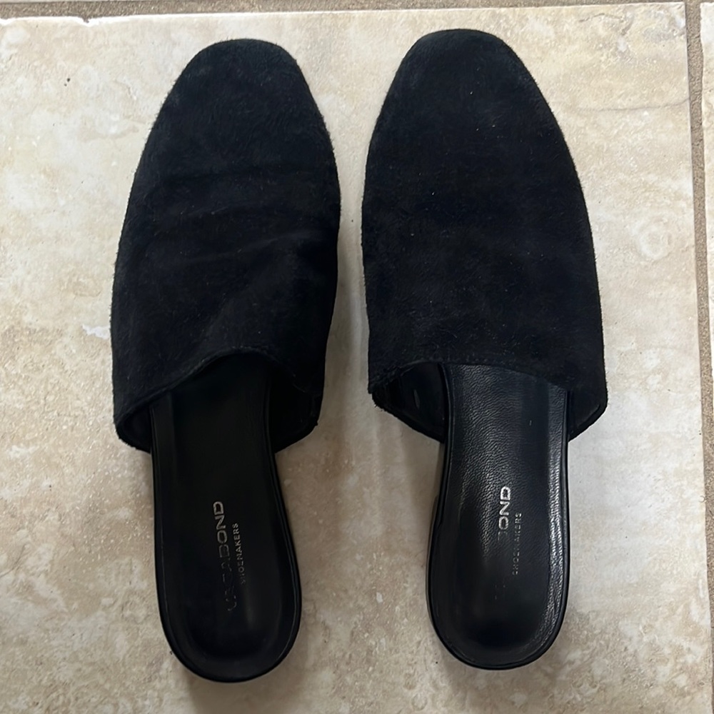 Vagabond Black Suede Mules. The shoe version of the LBD